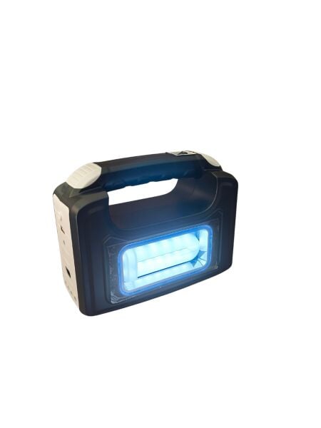 3 LED Ampullü, Güneş Panelli, El Fenerli, USB Telefon Şarj Özellikli 6V 4Ah Acil Aydınlatma Sistemi