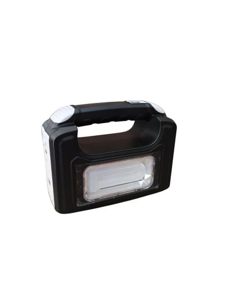 3 LED Ampullü, Güneş Panelli, El Fenerli, USB Telefon Şarj Özellikli 6V 4Ah Acil Aydınlatma Sistemi