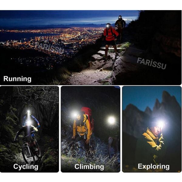 Şarjlı Süper Parlak Led Kafa Feneri – Gold Orıon Or-116 10 Saat Çalışma Süresi