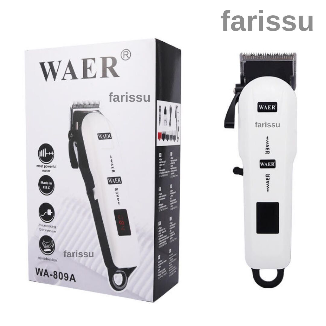 WAER WA-809A Evcil Hayvan Tıraş Makinesi – 5 Başlıklı Sessiz ve Güçlü Kedi Köpek Tıraş Cihazı