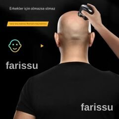 Kel Kafa Tıraş Makinesi RQ518 – Günlük, Sakal ve Baş Tıraşı İçin, 5 Başlıklı, USB Şarjlı, Su Geçirmez