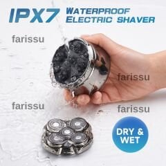 RQ518 Kel Kafa Tıraş Makinesi – Sakal ve Günlük Sinek Kaydı Tıraş, USB, Su Geçirmez