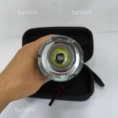 Goldkama 100W Şarjlı El Feneri – 3×18650 Pil, 8800 mAh, 1000m-1500m Menzil, Süper Güçlü LED