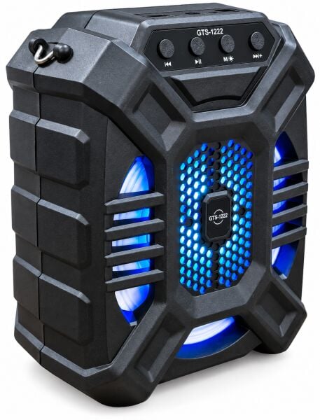 GTS-1222 Taşınabilir Kablosuz Bluetooth Hoparlör & Karaoke Seti