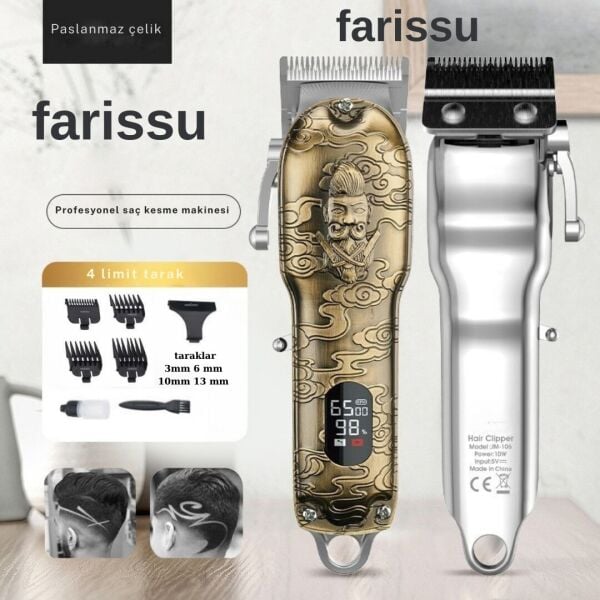 WA-048 Profesyonel Saç Kesme Makinesi – Güçlü Motor, Şık Tasarım, Uzun Süreli Performans