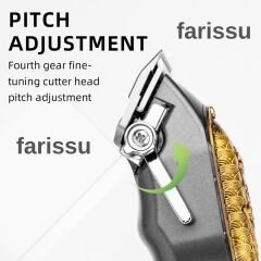 GOLD TECH 105 Profesyonel Saç Kesme Makinesi – Güçlü Motor, Şık Tasarım, Uzun Süreli Performans