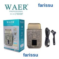 WA-093 Profesyonel Çift Bıçaklı Şarjlı Tıraş Makinesi | Günlük Sakal ve Sıfır Yanak