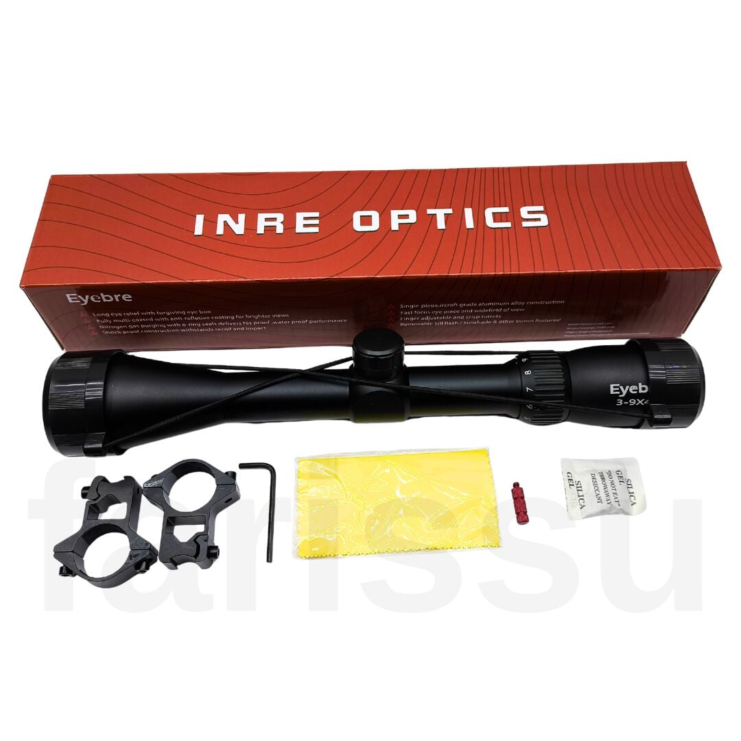 3-9x40 Profesyonel Tüfek Dürbünü - 28cm Kompakt Boy, Azot Dolumlu ve Darbe Dayanıklı