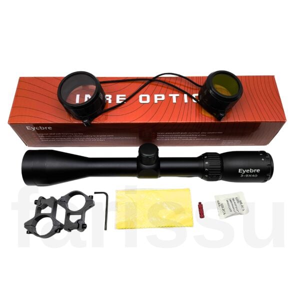 3-9x40 Profesyonel Tüfek Dürbünü - 28cm Kompakt Boy, Azot Dolumlu ve Darbe Dayanıklı