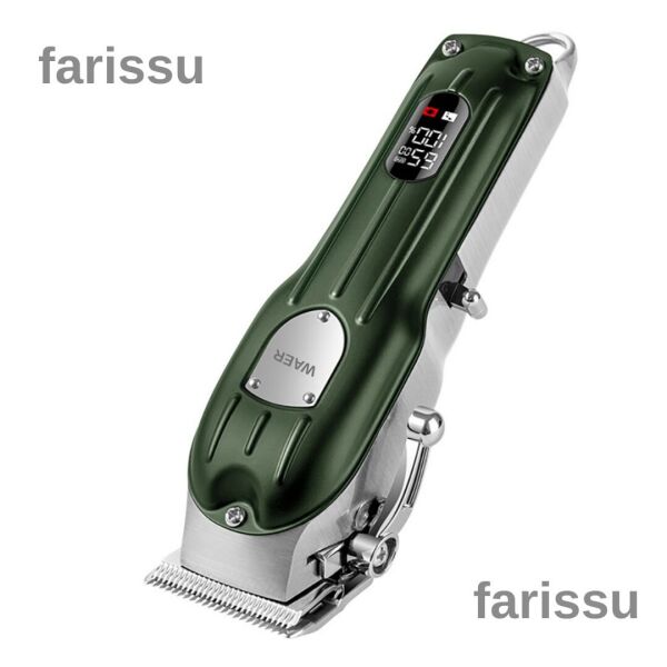 WAER WA-095 Şarjlı Saç ve Sakal Kesme Makinesi – 6500 RPM Güç – 4 Taraklı – USB Şarjlı Siyah