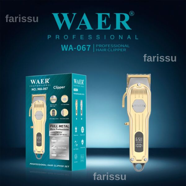 WA-067 Profesyonel Saç Kesme Makinesi – Full Metal Gövde