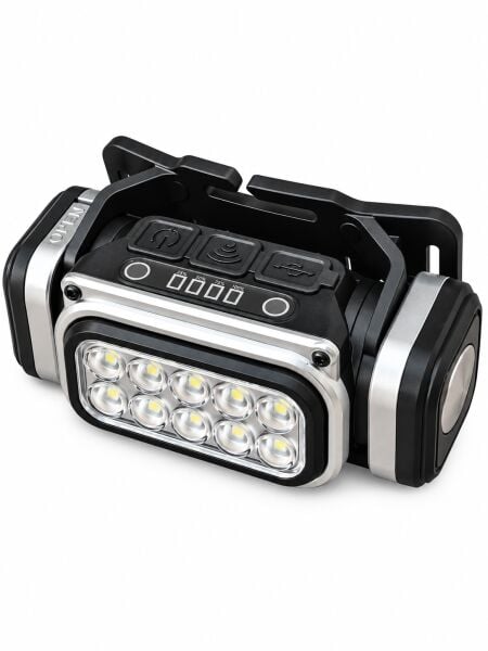 Gold Orion Hareket Sensörlü & Mıknatıslı Type-C Şarjlı LED Kafa Feneri