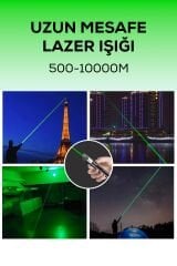 OR-303 Turbo X Yeşil Şarjlı Lazer Pil Anahtar - Uzun Menzilli, Güçlü Ve Çoklu Işık Efektli Er