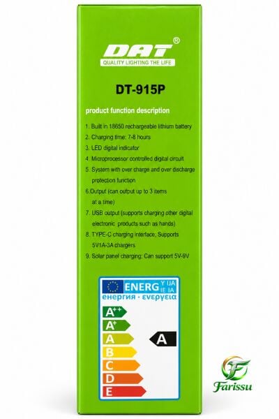 DAT DT-915P 300W SOLAR AYDINLATMA SETİ