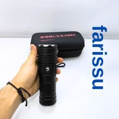 T406 Şarjlı El Feneri | 100W Işık Gücü | Powerbank Özellikli | 5 Modlu | 8800 mAh | Zoomlu |
