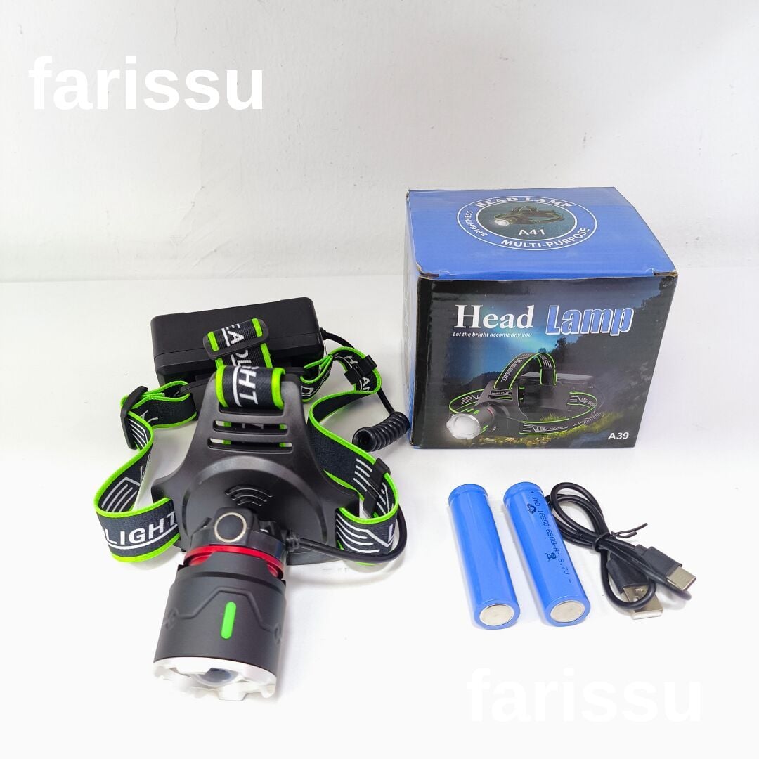 Şarjlı Zoomlu LED El Feneri | 5000+ Lümen | 2x18650 Pil | 1000m Menzil | 5 Işık Modu | IP55 Su Geçirmez