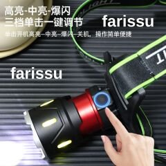 Şarjlı Zoomlu LED El Feneri | 5000+ Lümen | 2x18650 Pil | 1000m Menzil | 5 Işık Modu | IP55 Su Geçirmez