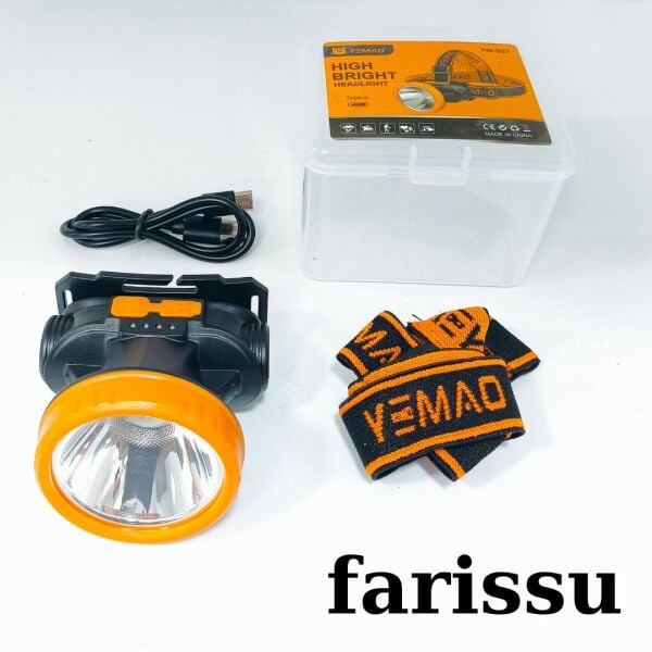 YEMAO YM-307 Şarjlı Kafa Lambası | 1800 mAh LED Baş Feneri