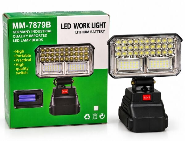 MM-7879B Şarj Edilebilir Taşınabilir LED Çalışma FENERİ