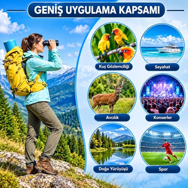 10 Kat Yaklaştırma! | Goldkama KL-25 Mini Dürbün – Doğa ve Eğitim İçin İdeal