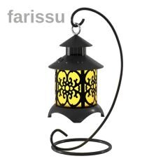 Retro Fener Tasarım Bluetooth Hoparlör Lamba - Taşınabilir Kablosuz Müzik & Tek Renk Ambiyans Işığı