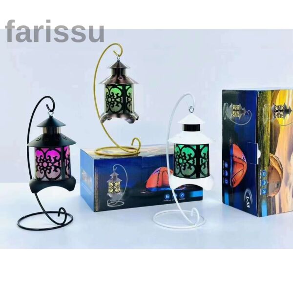 Retro Fener Tasarım Bluetooth Hoparlör Lamba - Taşınabilir Kablosuz Müzik & Tek Renk Ambiyans Işığı