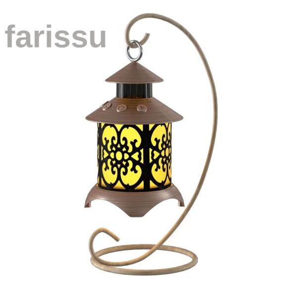 Retro Fener Tasarım Bluetooth Hoparlör Lamba - Taşınabilir Kablosuz Müzik & Tek Renk Ambiyans Işığı