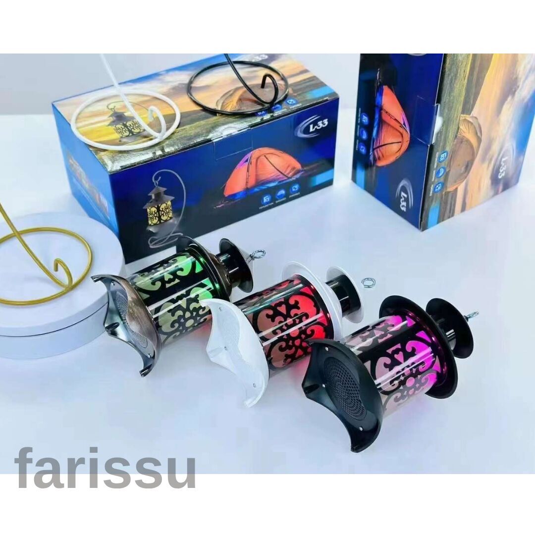 Retro Fener Tasarım Bluetooth Hoparlör Lamba - Taşınabilir Kablosuz Müzik & Tek Renk Ambiyans Işığı