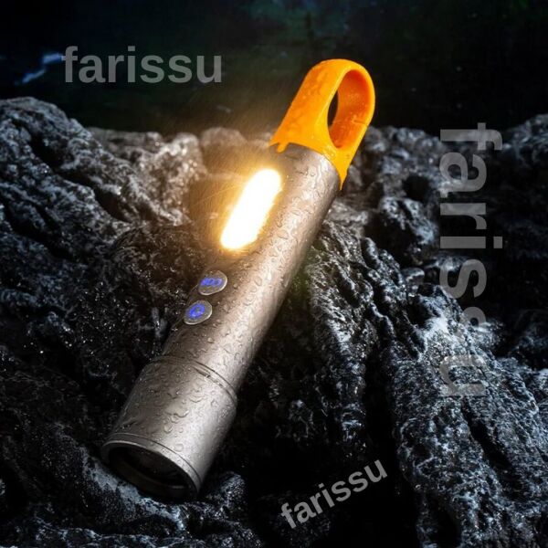 OR-723 Şarjlı Balıkçı Feneri | 3000 Lümen | Type-C Girişli | 50-70W | Çok Fonksiyonlu LED El Feneri