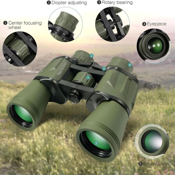 Gold Kama 100x100 Profesyonel Dürbün – 20x Zoom | 50mm Lens | BAK-4 Prizma | Zimlu Mini Fener Hediyeli