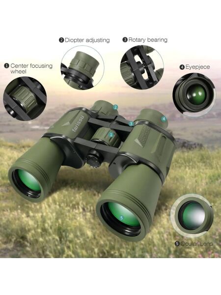 Gold Kama 100x100 Profesyonel Dürbün – 20x Zoom | 50mm Lens | BAK-4 Prizma | Zimlu Mini Fener Hediyeli