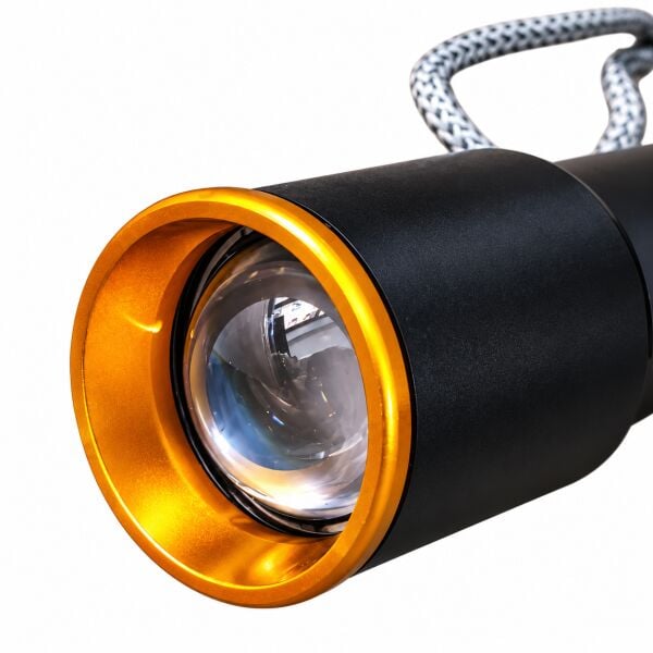 Gold Kama GK9615 30W Güçlü LED Şarj Edilebilir Zoomlu Mini Cep Feneri