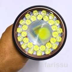 Gold Silver GS-14800 | 100W Ultra Güçlü Alüminyum El Feneri – 6000 Lümen