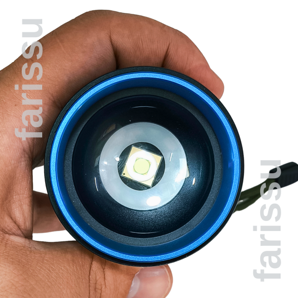 GS-14300  Şarjlı Avcı Feneri | 30W 3000 Lümen | 8000 mAh Li-ion Batarya | Taşıma Çantalı