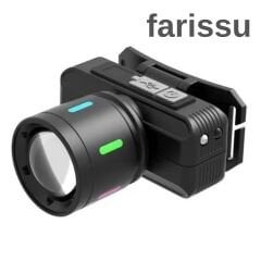 Şarjlı Kafa Lambası KX-1832 | 60W LED Zoomlu | 3000mAh | Kamp & Açık Hava Kullanımı