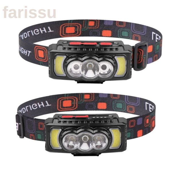 810S Şarjlı LED Kafa Lambası | 4 Modlu | Tip-C Giriş | Su Geçirmez | XPE + COB Işık | Kamp & Açık Hava Kullanımı