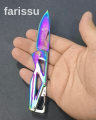 Alaska Mini Gökkuşağı Katlanır Çakı - Ultra Kompakt, Şık ve Çok Amaçlı Cep Bıçağı