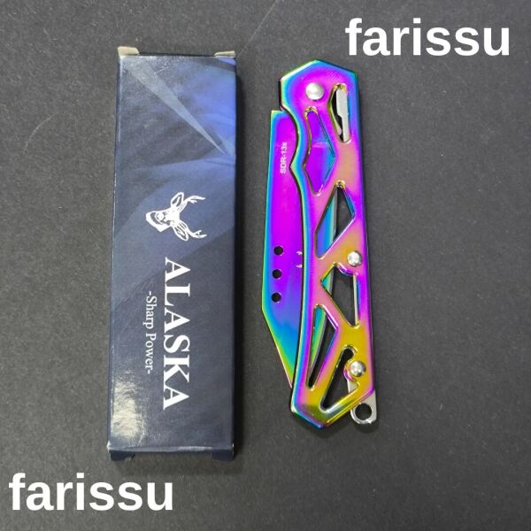 Alaska SDR-13X Gökkuşağı Katlanır Çakı - Ultra Hafif (42 gr), 165mm Kompakt EDC Bıçak