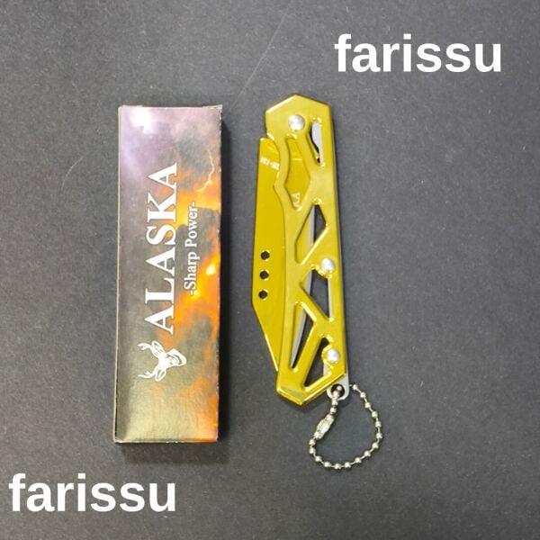 Alaska SDR-13A Gold Katlanır Çakı - Ultra Hafif (42 gr), 165mm Kompakt EDC Bıçak