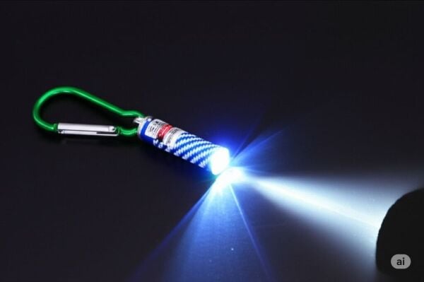 Farissu Çok Fonksiyonlu Lazer Pointer ve LED El Feneri Anahtarlık