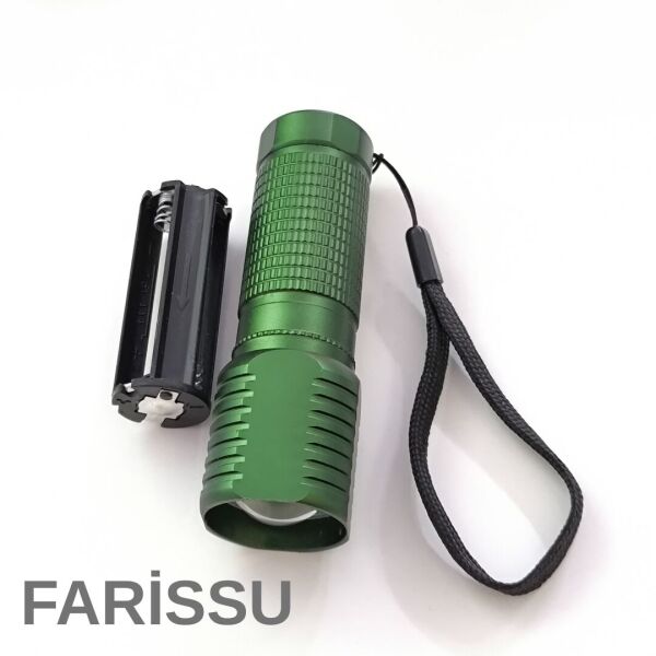 Yeşil OR-8818 Çok Amaçlı LED Fener - Kamp, Ev, Acil Durum ve Deprem İçin (Piller Dahil Değil)