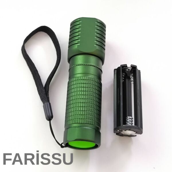 Yeşil OR-8818 Çok Amaçlı LED Fener - Kamp, Ev, Acil Durum ve Deprem İçin (Piller Dahil Değil)