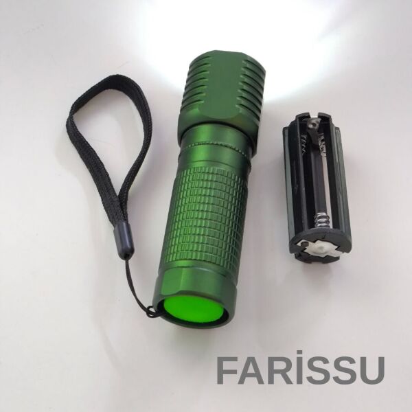 Yeşil OR-8818 Çok Amaçlı LED Fener - Kamp, Ev, Acil Durum ve Deprem İçin (Piller Dahil Değil)