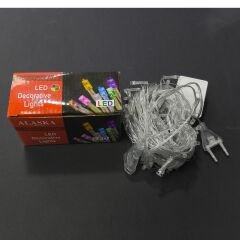 ALASKA 10 Metre RGB LED Peri Işıkları - 100 LED - 8 Fonksiyonlu (İç/Dış Mekan)