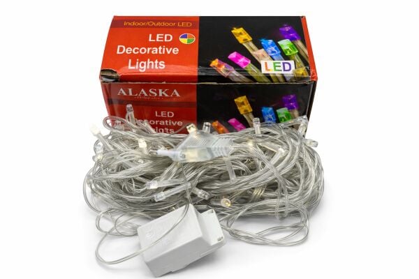 ALASKA 10 Metre RGB LED Peri Işıkları - 100 LED - 8 Fonksiyonlu (İç/Dış Mekan)
