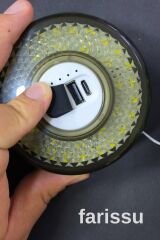 Güneş Enerjili Kamp Feneri ve 8 Metre 6 Modlu Renkli Peri LED Işık Seti | USB Şarjlı, Portatif ve Çok Fonksiyonlu