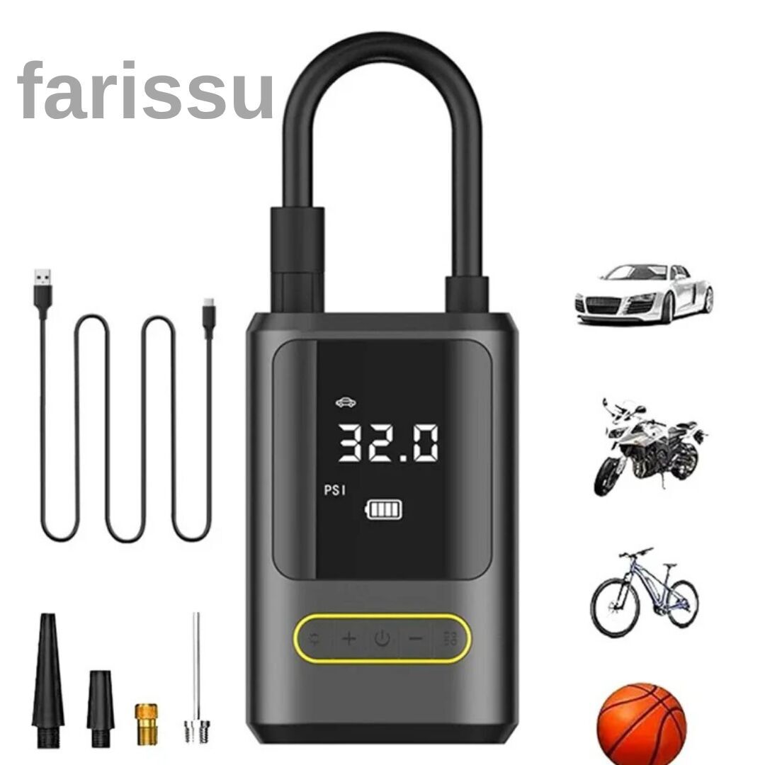 Taşınabilir Şarjlı Akıllı Lastik Şişirme Pompası (Model: ATJ-8466)