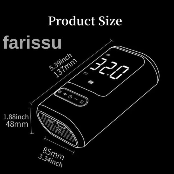 Taşınabilir Şarjlı Akıllı Lastik Şişirme Pompası (Model: ATJ-8466)