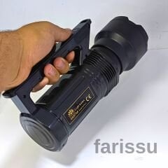 Gold Kama GK6766 20W LED Uzun Mesafe Şarj Edilebilir Projektör El Feneri