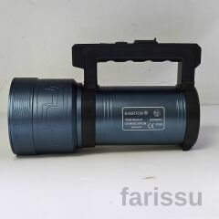 RT-829 100W 1000 Lümen Güçlü LED Acil Durum ve El Feneri – Şarjlı, Full Metal Gövde, Zoom Özellikli